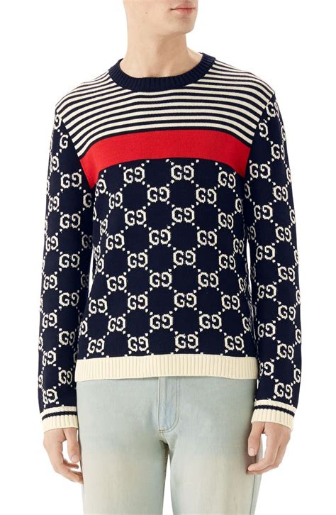 gucci inspired striped sweater